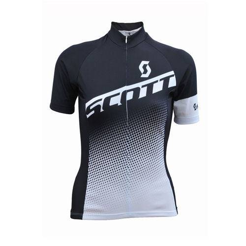 Camisa Ciclismo Feminina Scott Endurance 40 2017 Preto/Branco
