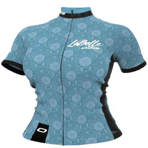Camisa Ciclismo Oggi Tour Labelle Flores Azul