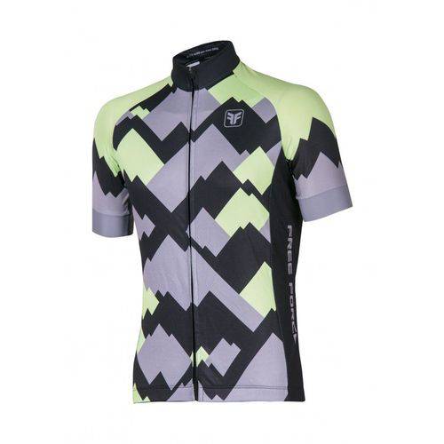Camisa Ciclismo Ridge Free Force Preto e Verde