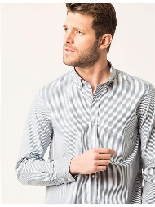 Camisa Classic Fit Listras