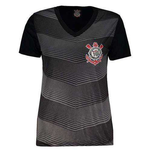 Camisa Corinthians New Element 2.0 Feminina Preta - Spr