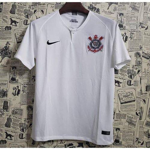 Camisa Corinthians Oficial Branca Torcedor 2018/19 Tamanho M