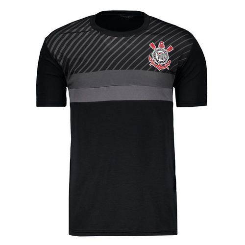 Camisa Corinthians Preta Faixas
