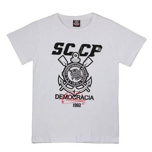 Camisa Corinthians SCCP Democracia Corinthiana Infantil