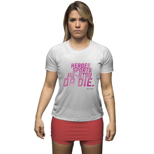 Camisa de Algodão Jiu Jitsu Or Die Feminino