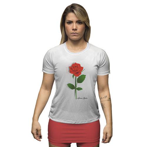 Camisa de Algodão Roses Fight Feminino