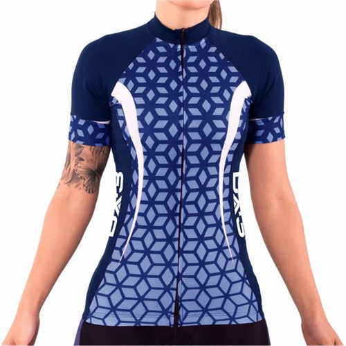 Camisa de Ciclismo Performance DX3 - Feminina - Marinho