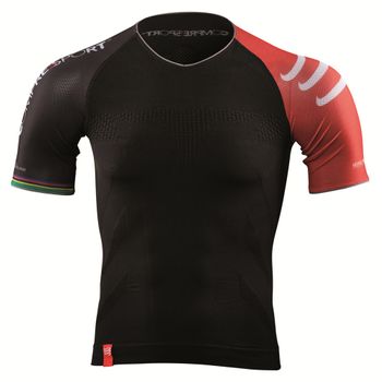 Camisa de Compressão Compressport Triathlon Preta XS