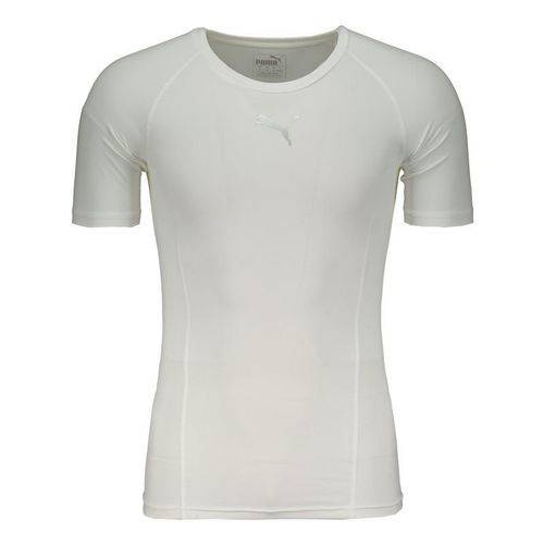 Camisa de Compressão Puma Liga Baselayer Branca - Puma - Puma