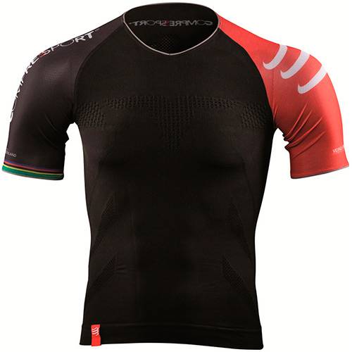 Camisa de Compressão Triathlon Preta XS - Compressport