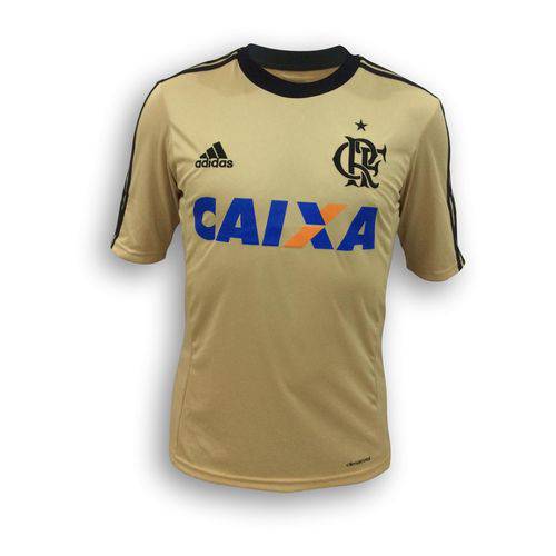 Camisa de Goleiro Flamengo 2013 Adidas Masculina Dourada