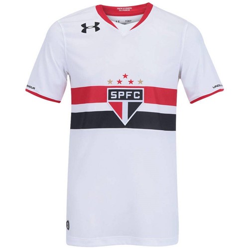 Camisa do São Paulo I 2015 S/Nº Under Armour BRANCO/VERMELHO GG
