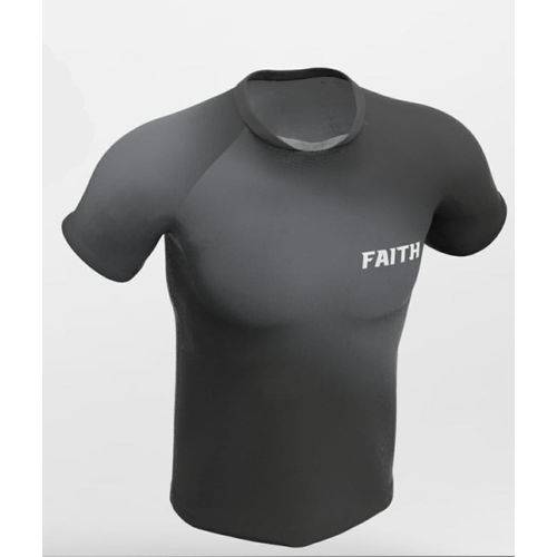 Camisa Dry Corrida Ert Faith Cinza Xtreme Cool