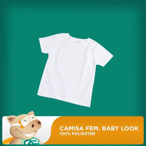 Camisa Feminina Baby Look ¿ Tamanho Gg