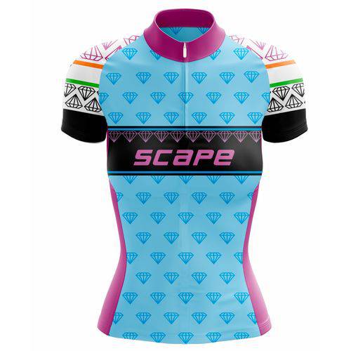 Camisa Feminina Ciclismo Diamante - Scape