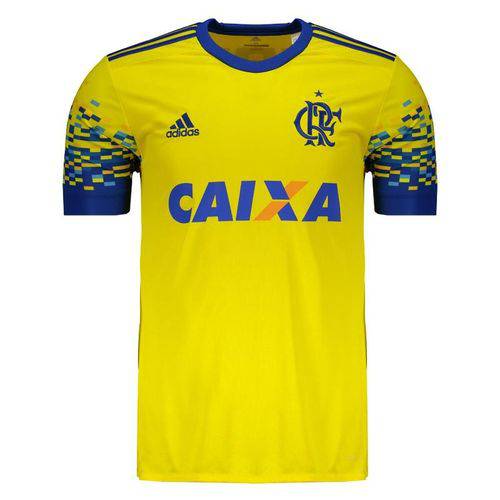 Camisa Flamengo Adidas Amarela III 2017 2018 - CD9621