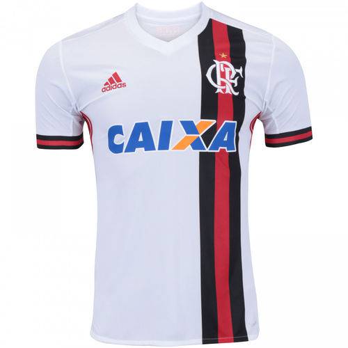 Camisa Flamengo Adidas II Branca 2017 2018 - CZ2324