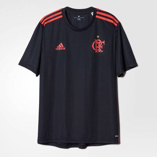 Camisa Flamengo Adidas Poliéster III 2016 Preta - M