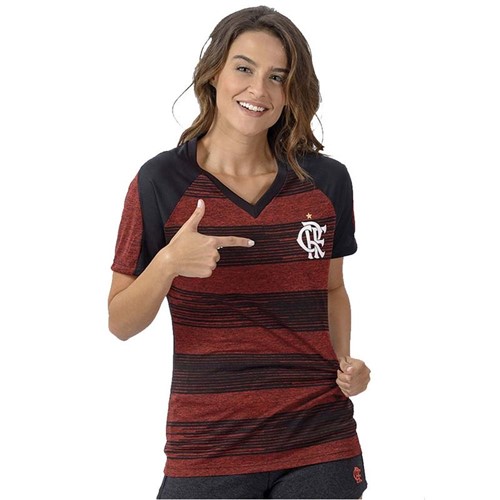 Camisa Flamengo Feminina Motion Braziline G