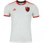 Camisa Flamengo II 2018 Torcedor Adidas Masculina - Off White e Vermelho