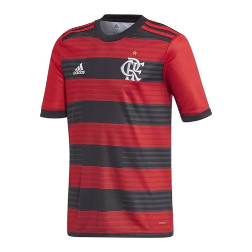 Camisa Flamengo Infantil Jogo 1 Adidas 2018 9 - 10 ANOS