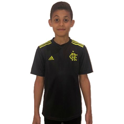 Camisa Flamengo Infantil Jogo 3 Adidas 2019 7-8 Anos