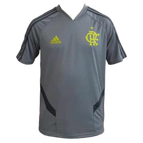 Camisa Flamengo Infantil Treino Cinza Adidas 2019 EP