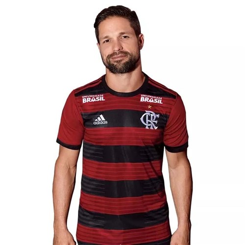 Camisa Flamengo Jogo 1 Patrocínios Adidas 2018 - com Patrocínios P