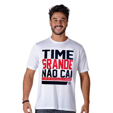 Camisa Flamengo Time Grande não Cai GG