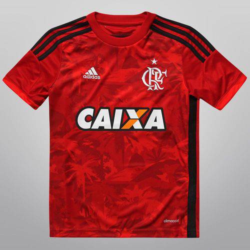Camisa Infantil Juvenil Flamengo Adidas Flamengueira III 2014 2015