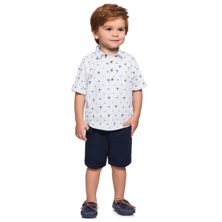 Camisa Infantil Masculina Milon Tricoline 11191.0001.3