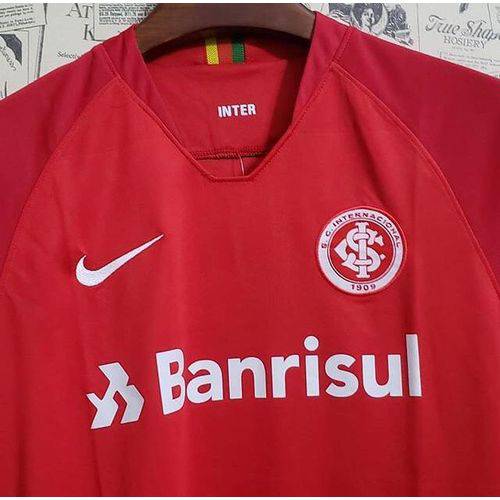 Camisa Internacional I Oficial Vermelha Torcedor 2018/19 Tamanho G Original