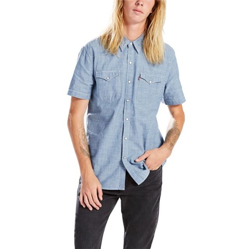 Camisa Jeans Levis Short Sleeve Classic Western - S