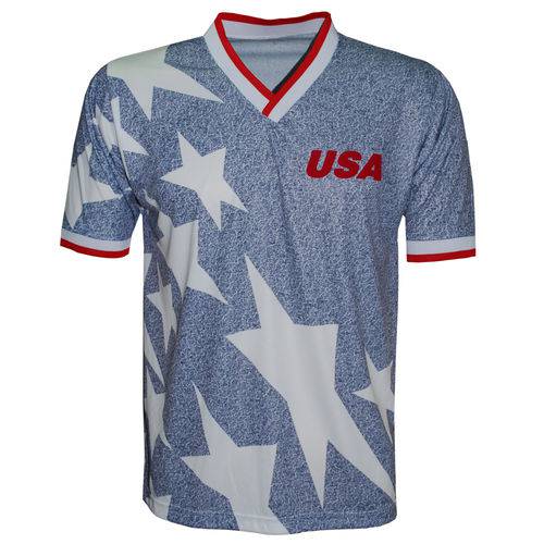 Camisa Liga Retrô Estados Unidos 1994 - Poliéster Fit