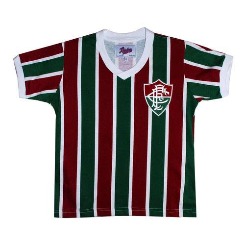 Camisa Liga Retrô Fluminense Mundial 1952 Infantil