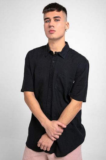 Camisa Linen Black-P