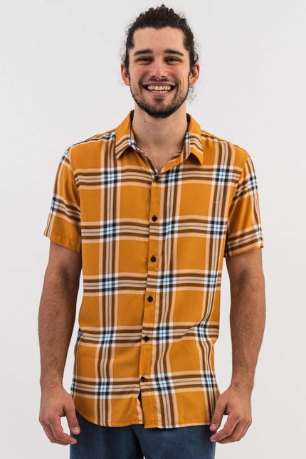Camisa Manga Curta Aro P - Amarelo