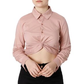Camisa Manga Longa Feminina Autentique Rosa M