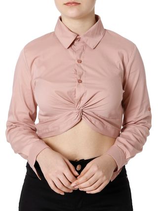 Camisa Manga Longa Feminina Autentique Rosa