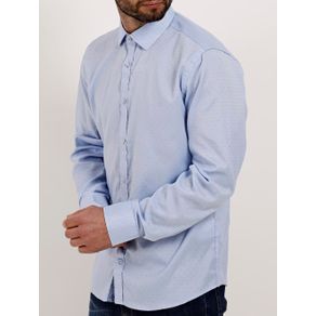 Camisa Manga Longa Masculina Bivik Azul 2