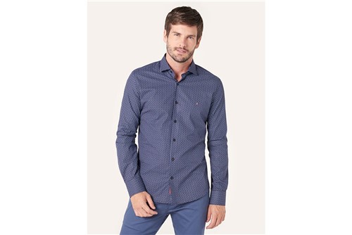 Camisa Menswear Deck - Azul - P