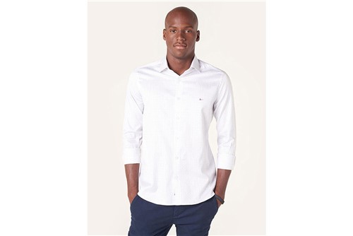 Camisa Menswear Platinum 90/2 - Branco - M