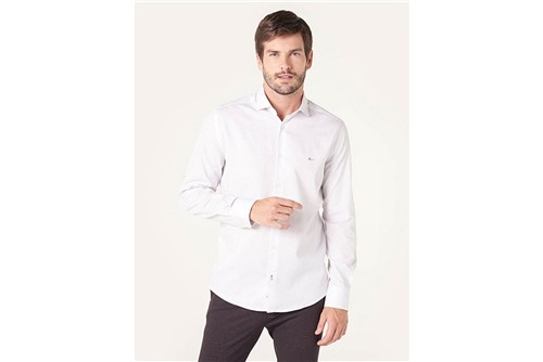 Camisa Menswear Trevo - Branco - P
