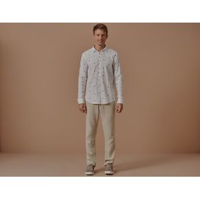 Camisa Ml Geometria Tropical Branco - G