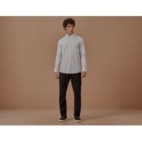 Camisa Ml Social Tricoline Classica Branco - P