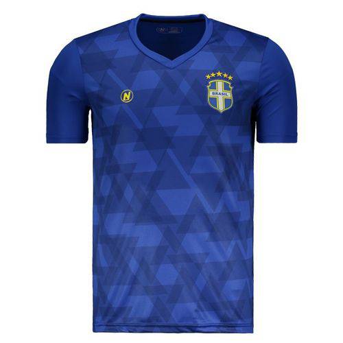 Camisa Numer Brasil Transfer Azul - Numer