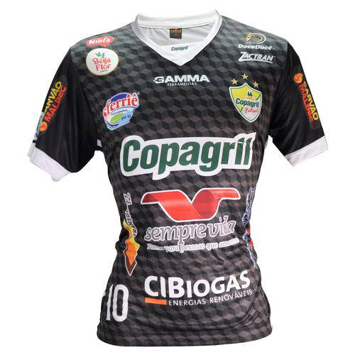 Camisa Oficial Copagril Futsal 2018 Goleiro Preta
