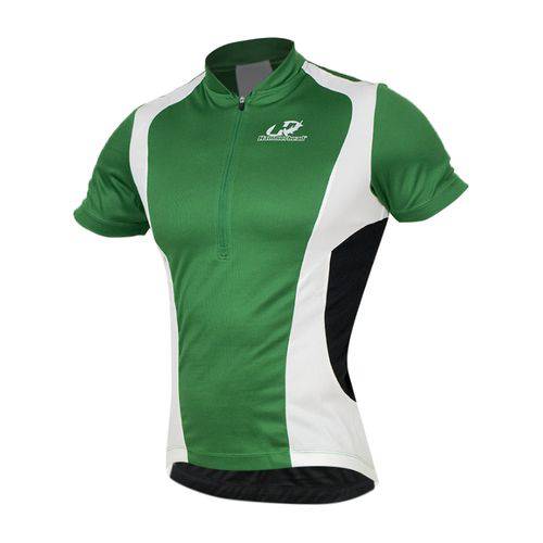 Camisa para Ciclismo Hammerhead Masculina Aero Elite Verde Branco Preto