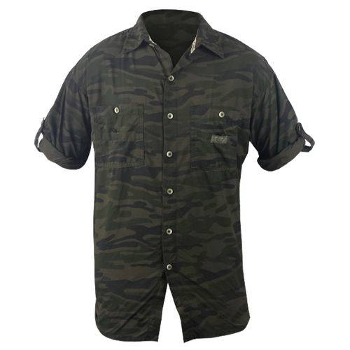 Camisa Pescador Ballyhoo UV UPF 50+ Camuflada - G