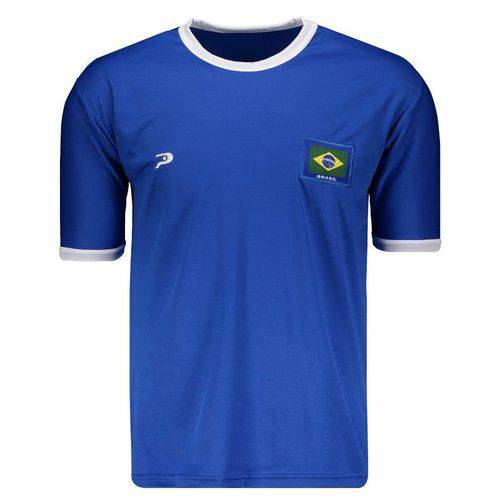 Camisa Placar Brasil Azul - Placar